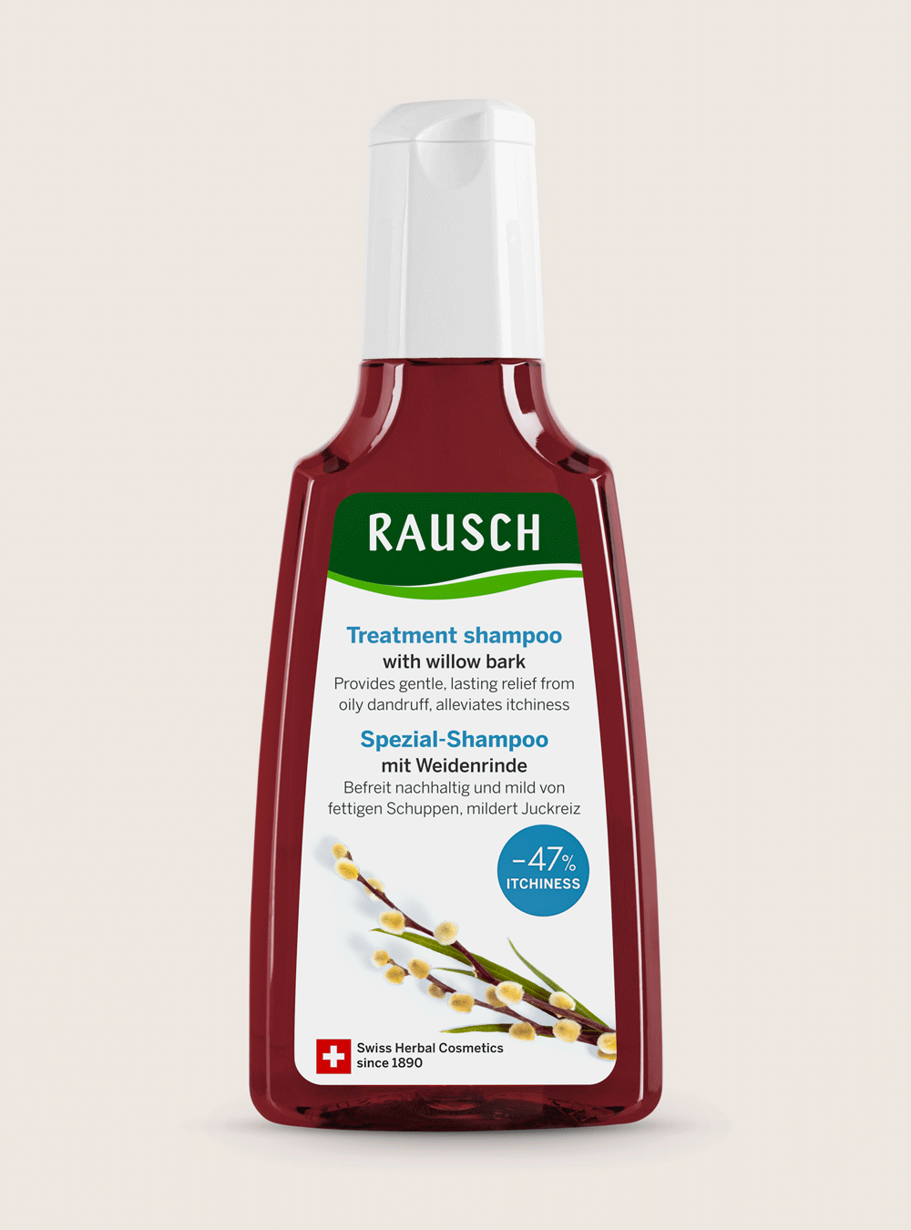 Treatment shampoo with willow bark