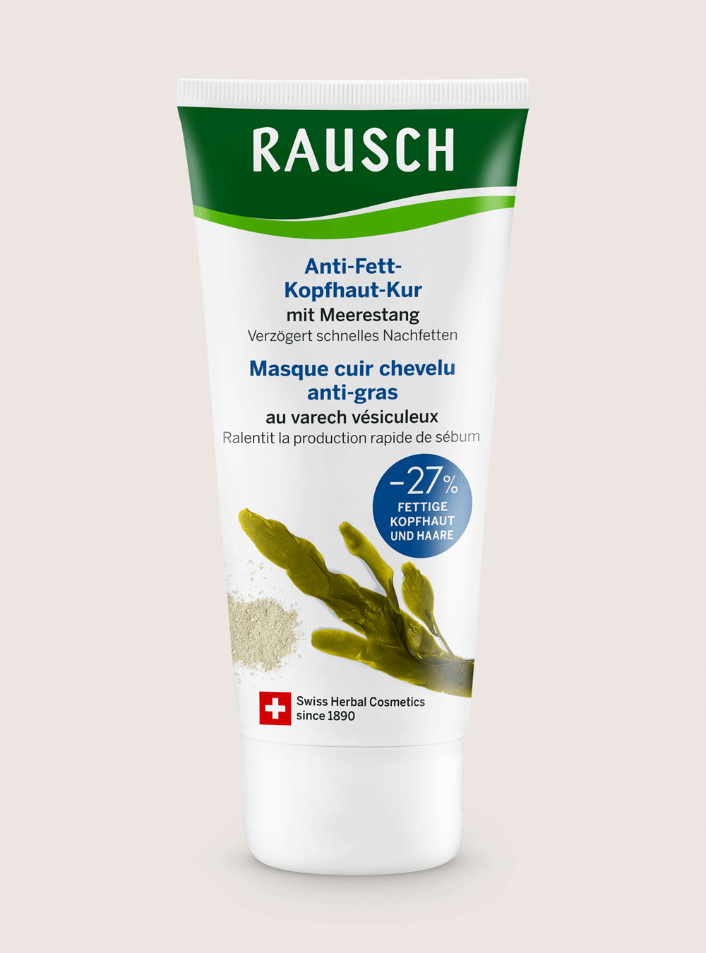 Degreasing scalp treatment with seaweed