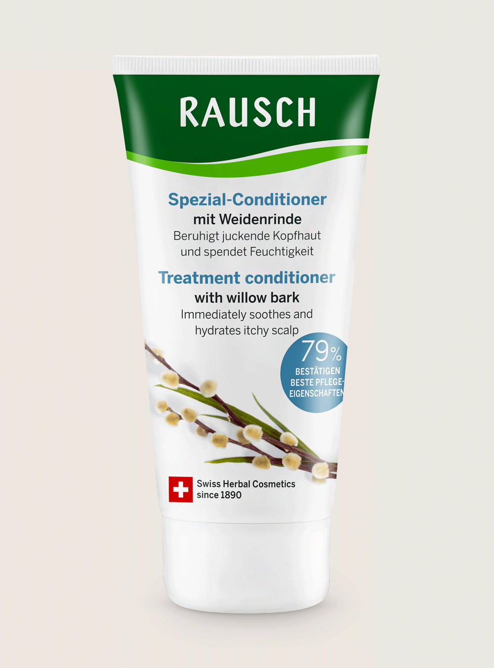 Treatment conditioner with willow bark