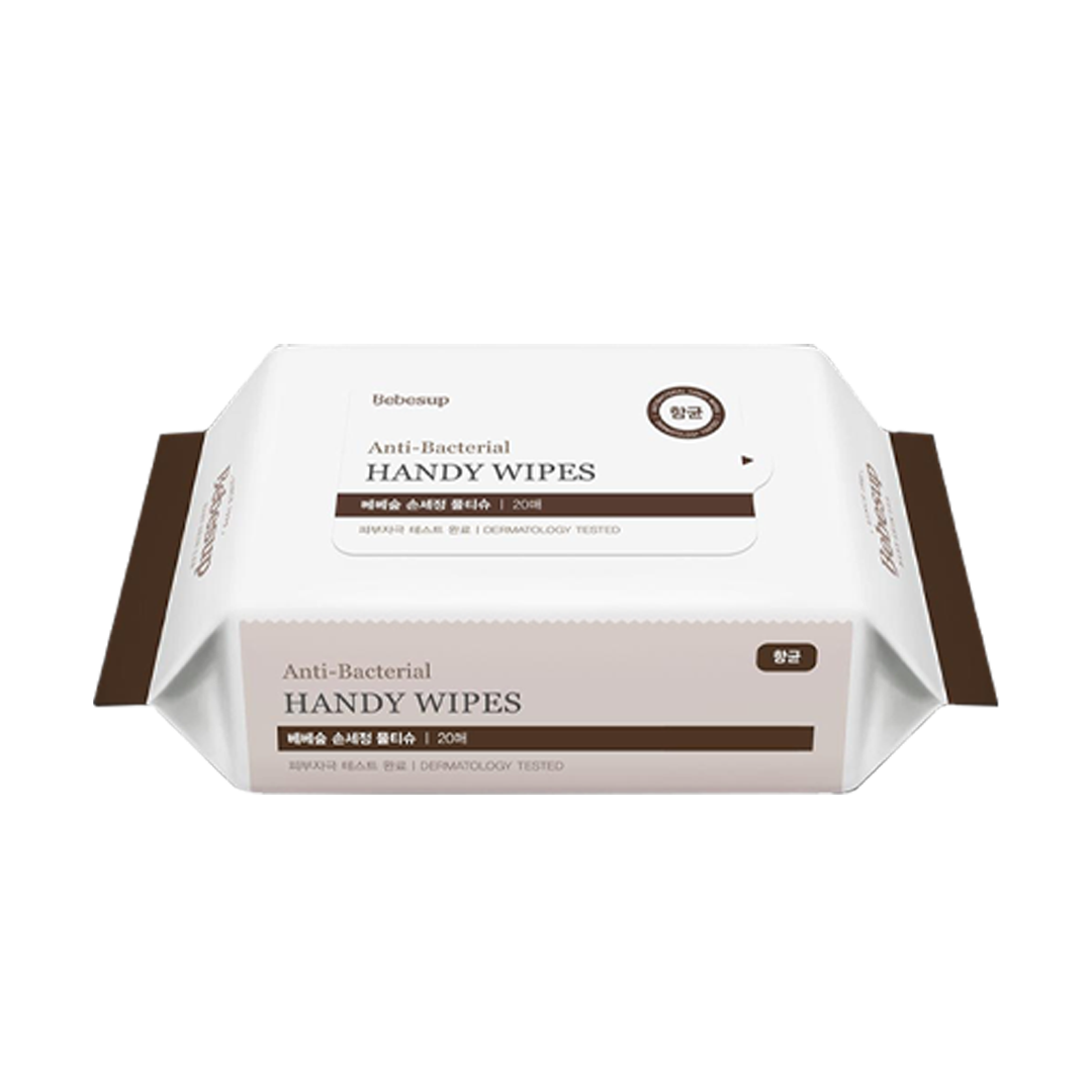 Bebesup Anti-Bacterial Handy Wipes - 20 Sheets
