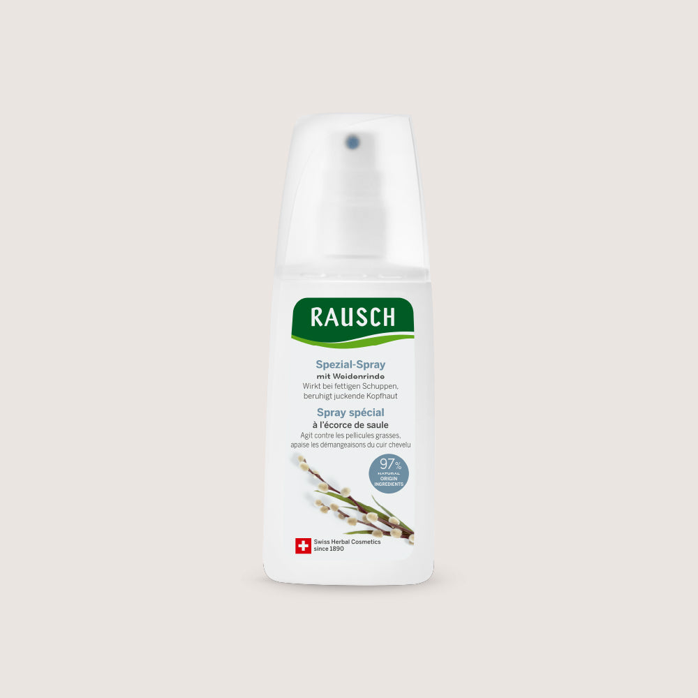 Treatment spray conditioner with willow bark