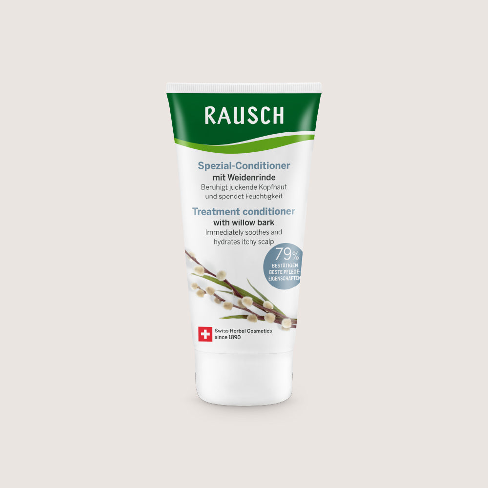 Treatment conditioner with willow bark
