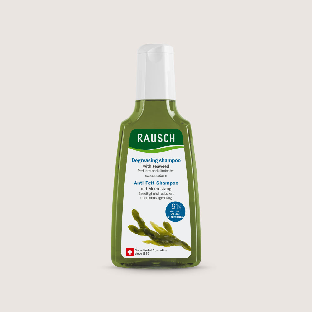 Degreasing shampoo with seaweed