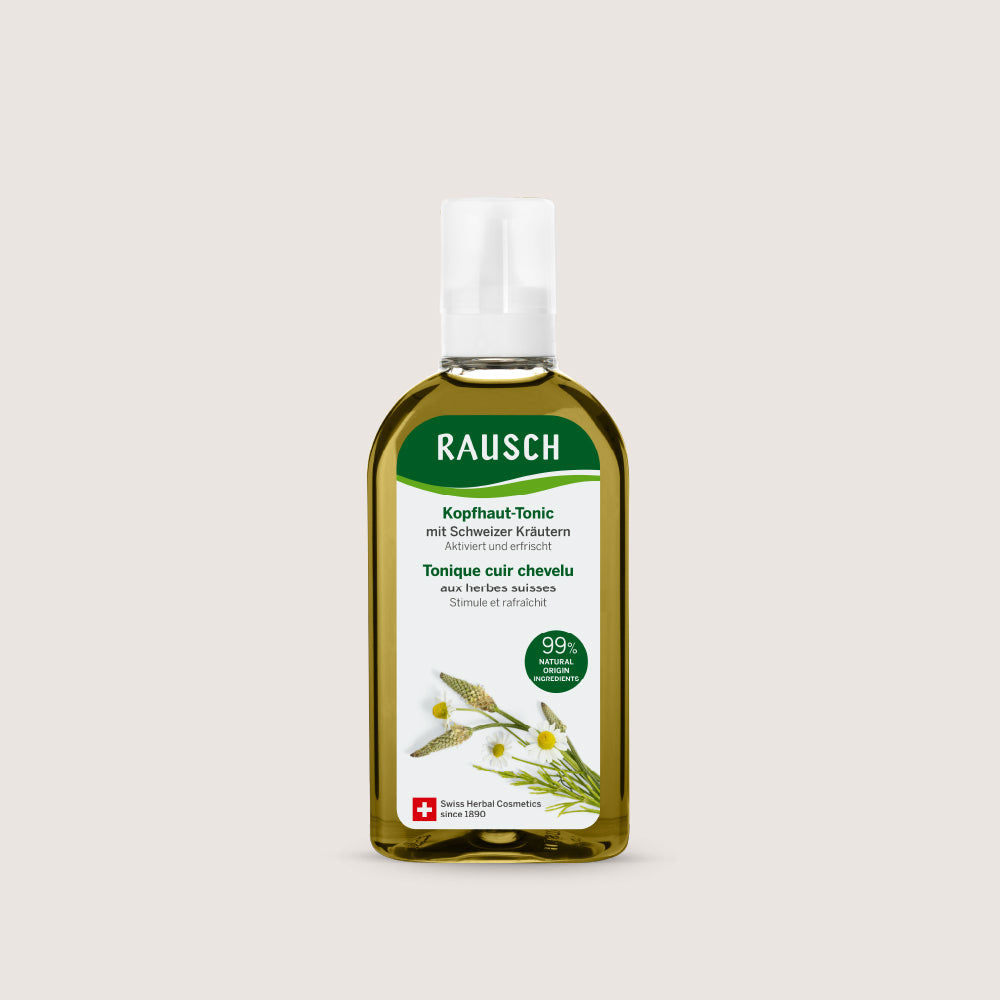 Scalp tonic with Swiss herbs