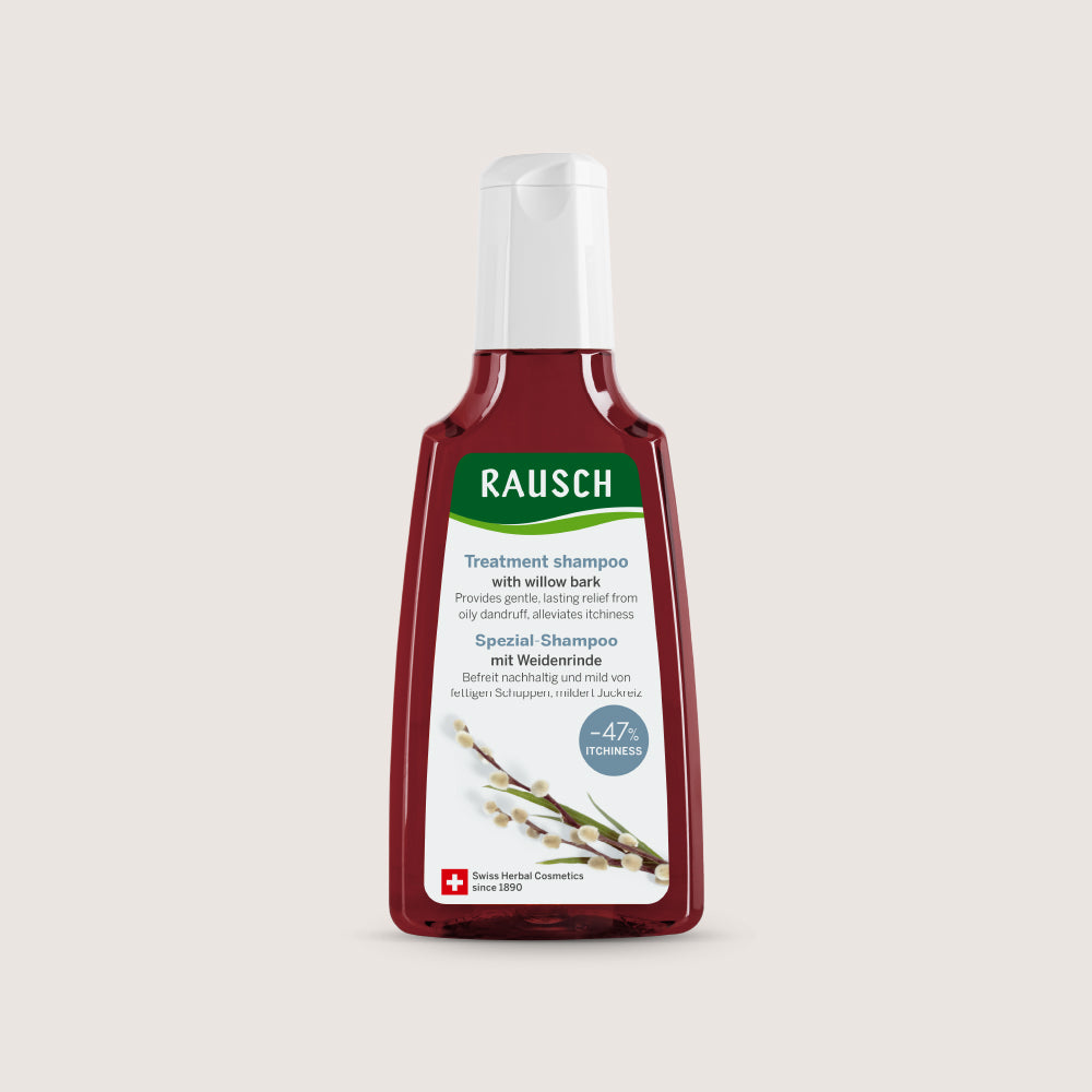 Treatment shampoo with willow bark