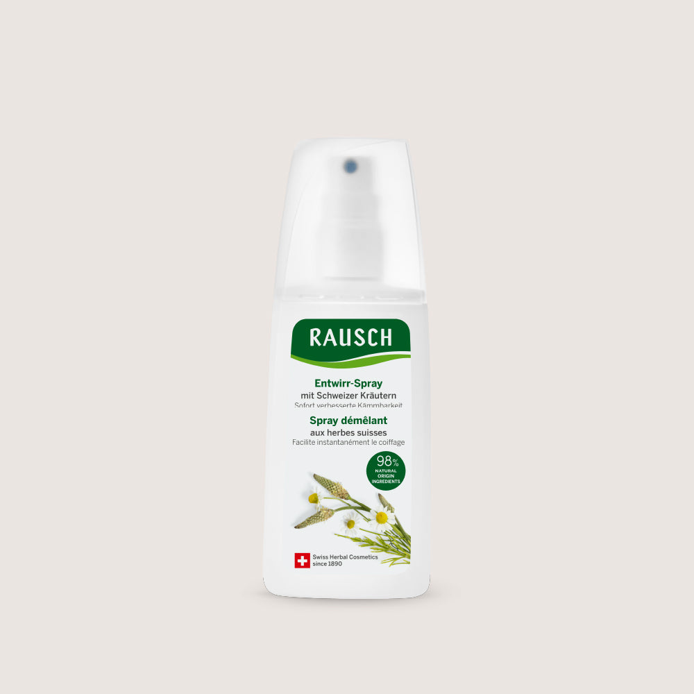 Detangling spray conditioner with Swiss herbs