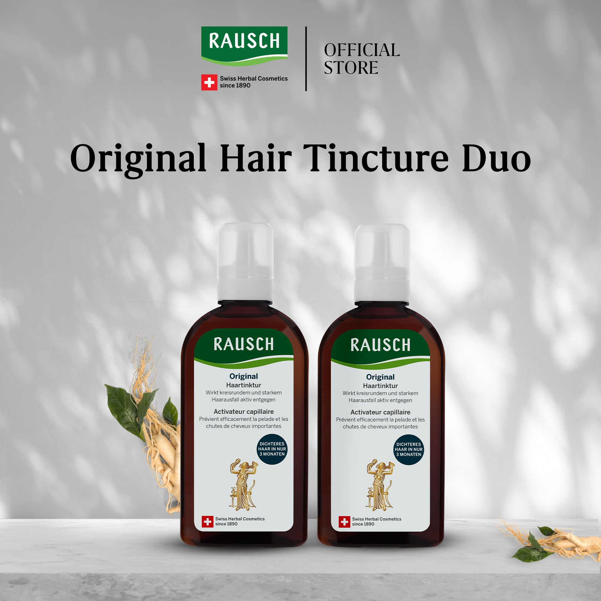 RAUSCH Hair Growth Original Hair Tincture DUO, 2x200ml